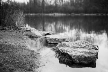 Photography titled "Les cailloux" by Frédéric Duchesnay, Original Artwork, Analog photography