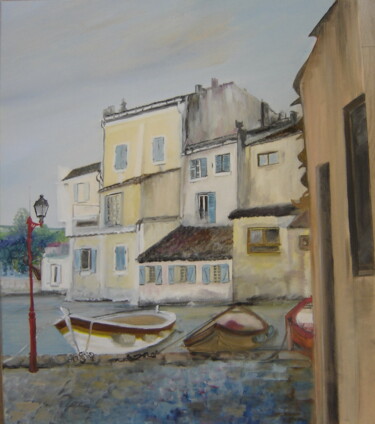 Painting titled "martigues.jpg" by Freda Bey, Original Artwork