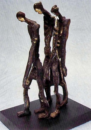 Skulptur mit dem Titel "(Sans titre)" von Freddy Tsimba, Original-Kunstwerk