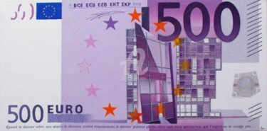 Картина под названием "Money" - Frédéric Andrès, Подлинное произведение искусства, Масло