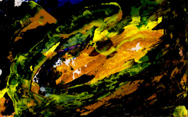 Pittura intitolato "Univers exaltant" da Frédéric Avez, Opera d'arte originale, Acrilico