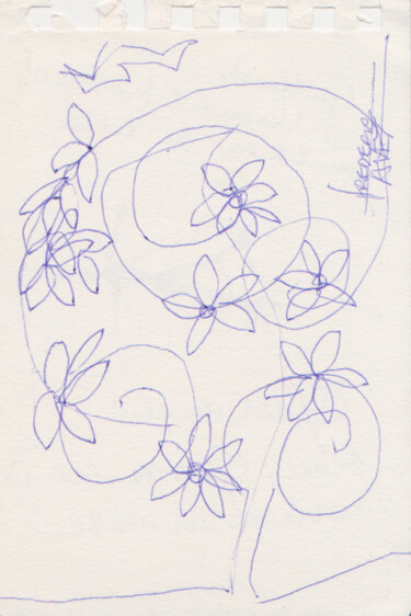 Zeichnungen mit dem Titel "quoi de plus beau,d…" von Frédéric Avez, Original-Kunstwerk, Kugelschreiber