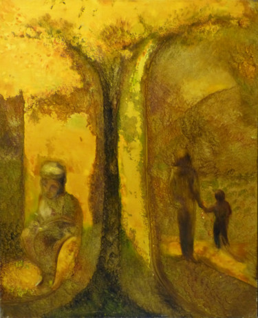 Peinture intitulée "Contemplation, huil…" par Frédéric Belaubre, Œuvre d'art originale, Huile