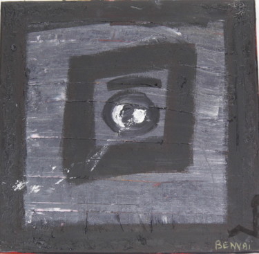 Peinture intitulée "oeil pour oeil" par Frédéric Bennaï, Œuvre d'art originale, Huile