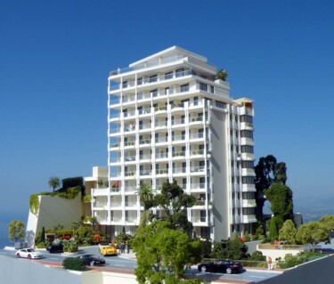 Sculpture titled "Maquette Floridian…" by Frédéric Berrin, Original Artwork, Architecture