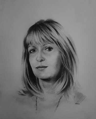 Drawing titled "Maman" by Frédéric Berrin, Original Artwork, Graphite