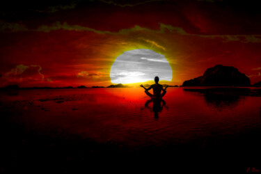 Photography titled "Zen in Palawan" by Frederic Bos, Original Artwork, Photo Montage