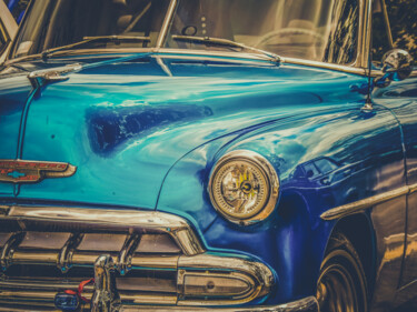 Photography titled "vieilles autos amér…" by Frederic Bos, Original Artwork, Non Manipulated Photography