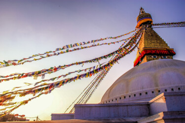 Photography titled "Bodhnath Stupa" by Frederic Bos, Original Artwork, Digital Photography