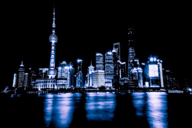 Photography titled "Shanghai Mégapole" by Frederic Bos, Original Artwork, Digital Photography