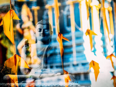 Photographie intitulée "Bouddha Zen" par Frederic Bos, Œuvre d'art originale, Photo montage
