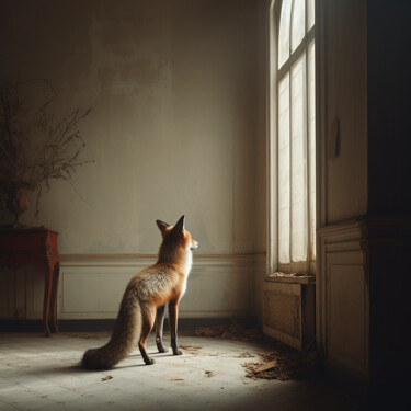 Arte digital titulada "Fox" por Frederic Coinsin, Obra de arte original, Foto-montaje