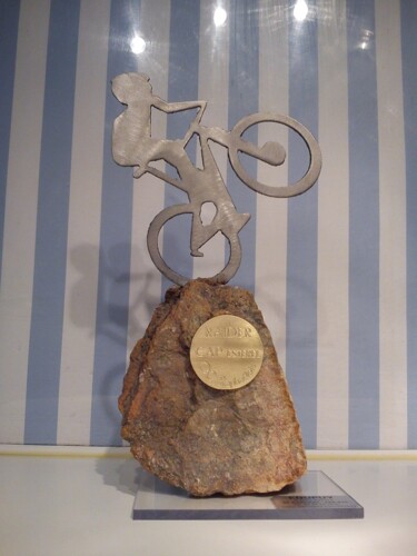 Sculpture intitulée "rocher de l esterel…" par Frederic Dupuy, Œuvre d'art originale, Métaux