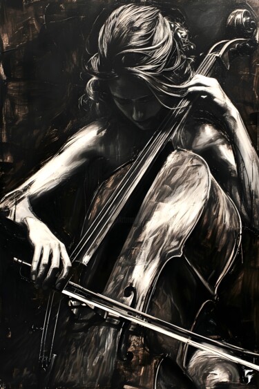Digital Arts με τίτλο "Passion musicale" από Frédéric Font (Chroma), Αυθεντικά έργα τέχνης, Ψηφιακή ζωγραφική Τοποθετήθηκε σ…