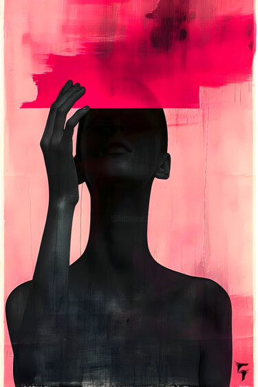 Digitale Kunst mit dem Titel ""Révélation Intérie…" von Frédéric Font (Chroma), Original-Kunstwerk, Digitale Malerei Auf Kei…