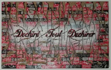 Peinture intitulée "Dechiré" par Frédéric Foulché (FF), Œuvre d'art originale, Collages