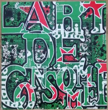 Collages titled "L'ART DE CONSOMMER" by Frédéric Foulché (FF), Original Artwork, Collages