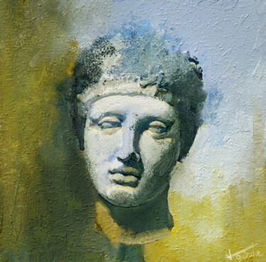 Digital Arts titled "Antiquité grecque" by Frédéric Gindre, Original Artwork, Digital Painting