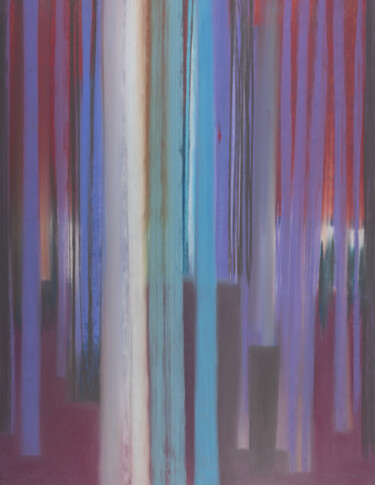 Dessin intitulée "Bois chromatique" par Frédéric Hartmann, Œuvre d'art originale, Pastel