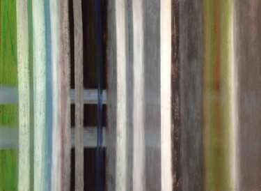 Dessin intitulée "Timbre-espace" par Frédéric Hartmann, Œuvre d'art originale, Pastel