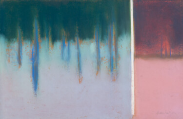Dessin intitulée "Paysages associés IX" par Frédéric Hartmann, Œuvre d'art originale, Pastel