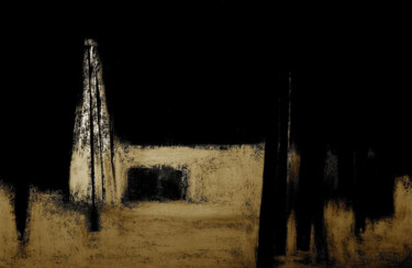 Arts numériques intitulée "Ténèbres 12" par Frédéric Hartmann, Œuvre d'art originale, Travail numérique 2D