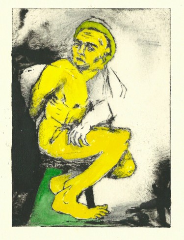 Drawing titled "personnage se tourn…" by Frhégo, Original Artwork, Other