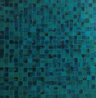 Картина под названием "AQUA" - Frederic Hofmans, Подлинное произведение искусства, Акрил Установлен на Деревянная рама для н…