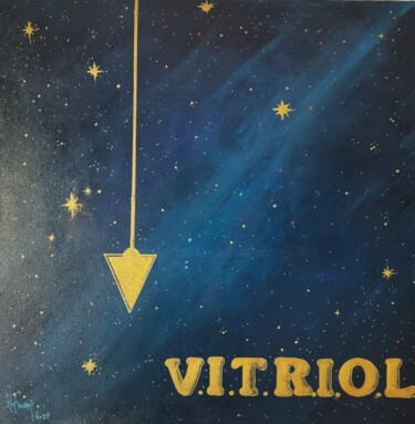 Schilderij getiteld "VITRIOL" door Frederic Hofmans, Origineel Kunstwerk, Acryl Gemonteerd op Frame voor houten brancard