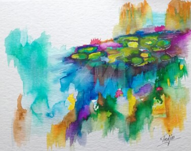 Esprit nature Peinture intitulée "Esprit nature" par Fredj, Œuvre d'art originale, Acrylique