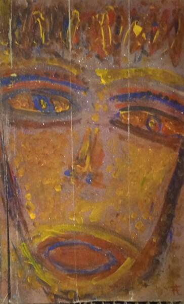 Pittura intitolato "Pompéi" da Frederic Lafay (FL), Opera d'arte originale, Acrilico Montato su Altro pannello rigido