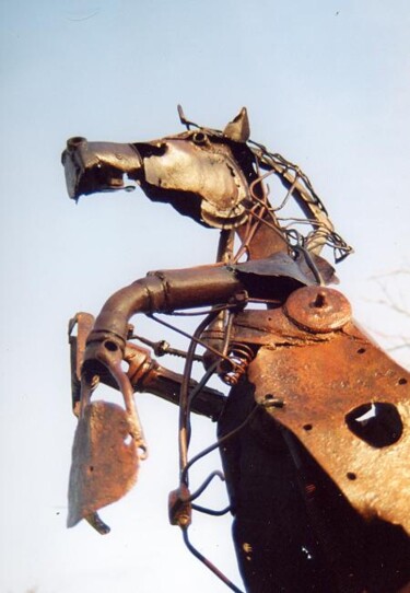 Sculpture intitulée "horse" par Frédéric Leleu, Œuvre d'art originale
