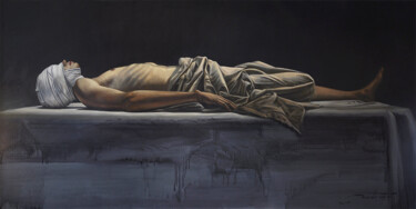 Peinture intitulée "l'insoutenable-sile…" par Frédéric Martin, Œuvre d'art originale