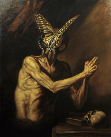 Peinture intitulée "La Révélation" par Frédéric Martin, Œuvre d'art originale, Huile