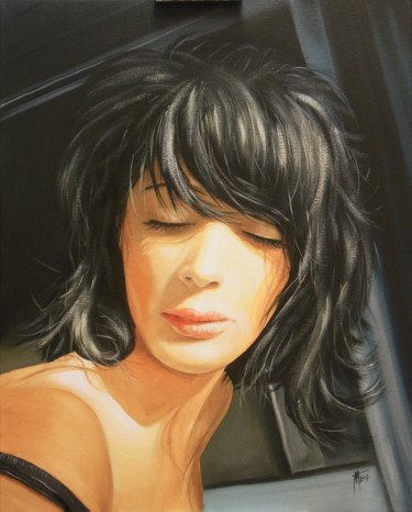 Painting titled "anissa2.jpg" by Frédéric Mauron, Original Artwork, Oil