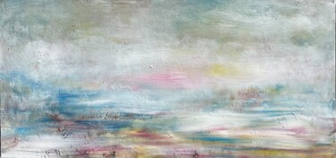 Schilderij getiteld "Foggy morning (sept…" door Frédéric Pierre Lemonnier Lemonnier, Origineel Kunstwerk, Olie Gemonteerd op…