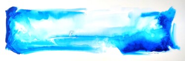 Peinture intitulée "piscine naturelle" par Frédéric Robin, Œuvre d'art originale, Acrylique
