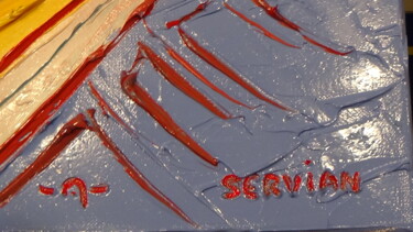 Peinture intitulée "signature servian a…" par Frederic Servian, Œuvre d'art originale, Huile