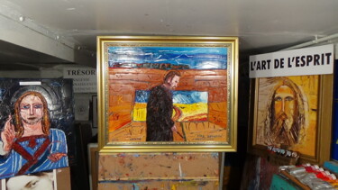 Pintura titulada "vincent van gogh ki…" por Frederic Servian, Obra de arte original, Oleo