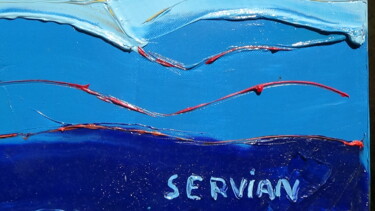 Peinture intitulée "la signature de réf…" par Frederic Servian, Œuvre d'art originale, Huile