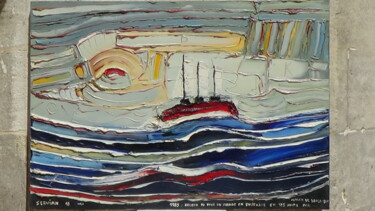 Peinture intitulée "1989 Olivier de Ker…" par Frederic Servian, Œuvre d'art originale, Huile