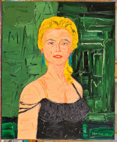 Malarstwo zatytułowany „Marilyn Monroe” autorstwa Frederic Servian, Oryginalna praca, Olej