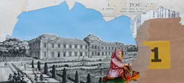 Collages titulada "L'ermite" por Frédéric Villbrandt, Obra de arte original, Collages