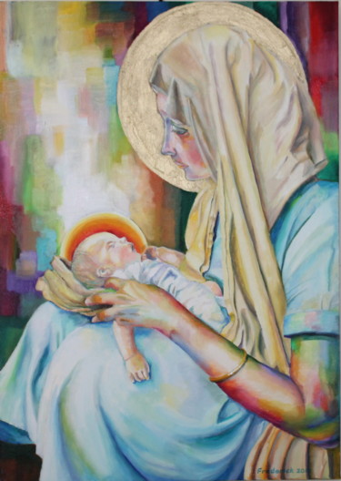 Painting titled "Our Hope" by Frederick Gingell, Original Artwork, Oil