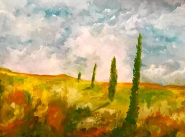Painting titled "Colorado Summer" by Frederick Lyle Morris, Original Artwork, Oil