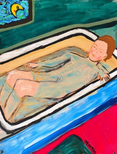 "The Bath" başlıklı Tablo Frédérick Meunier tarafından, Orijinal sanat, Akrilik
