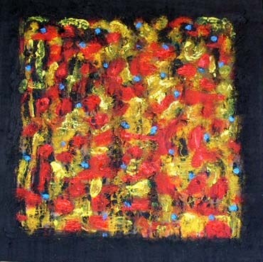 Painting titled "NO EMPTY SPACE" by Frederick Epistola, Original Artwork