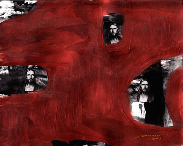 Collages titled "JESUS CHRIST SUPERS…" by Frederick Epistola, Original Artwork