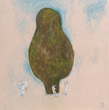 Peinture intitulée "arbre" par Frédéric Leclercq, Œuvre d'art originale