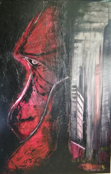 Monkey town Peinture intitulée "Monkey town" par Mof, Œuvre d'art originale, Acrylique